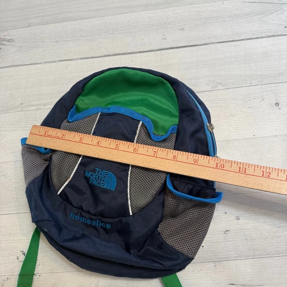 The North Face Homeslice Toddler kids‎ Back Pack Youth School Hiking blue green